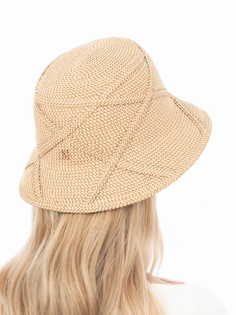 Eric Javits Latticia Bucket Hat | Peanut - Picture 10 of 11